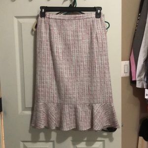 Tweed pencil skirt